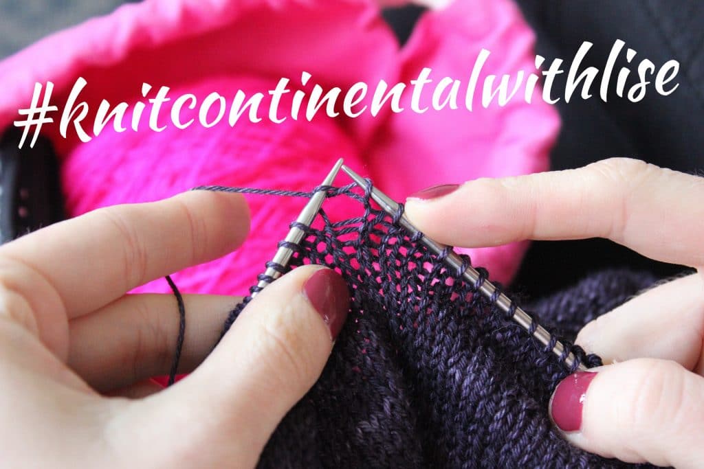 Knit continental with Lise