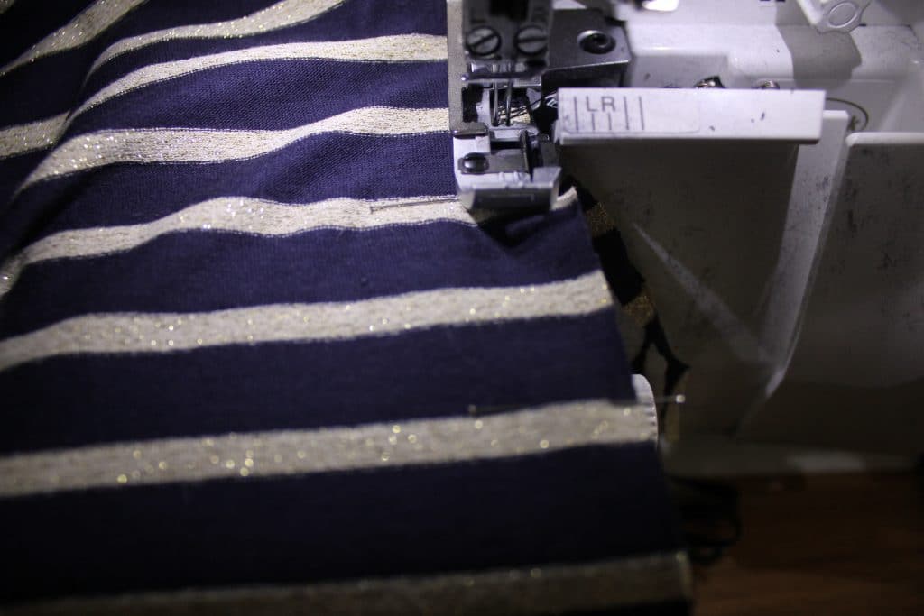 Couture - Raccords sur un tissu à rayures Couture - Raccords sur un tissu à rayures