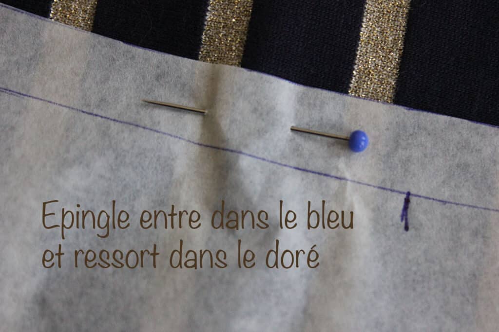 Couture - Raccords sur un tissu à rayures Couture - Raccords sur un tissu à rayures