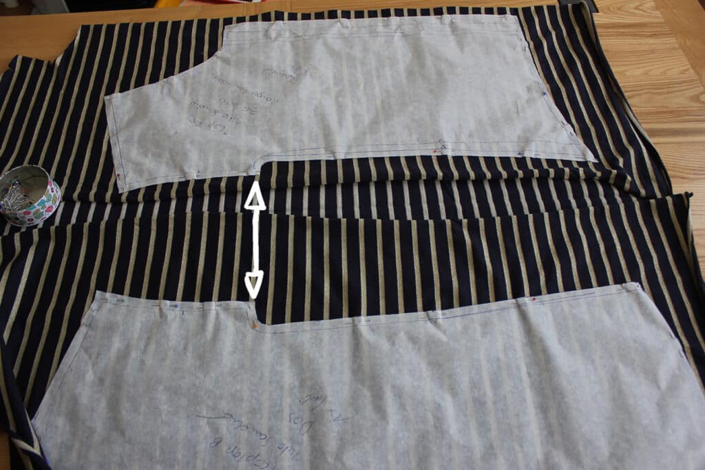 Couture - Raccords sur un tissu à rayures Couture - Raccords sur un tissu à rayures