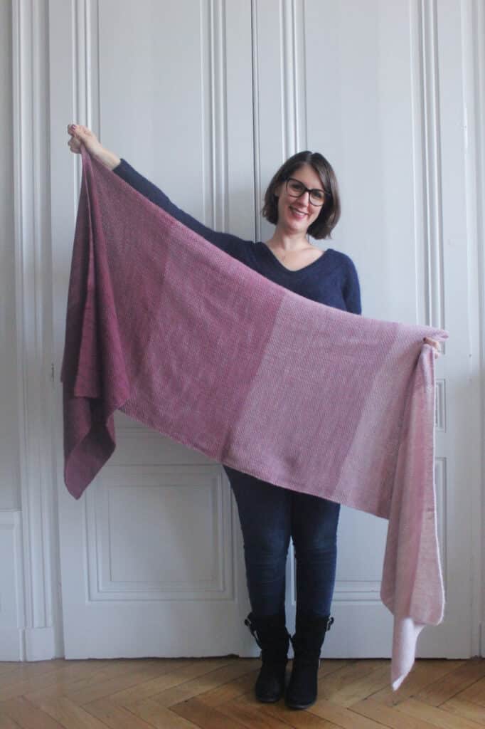 Ombré wrap - Purl soho - Blog tricot