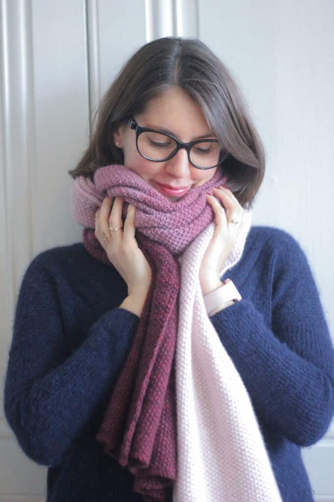 Ombré wrap - Purl soho - Blog tricot