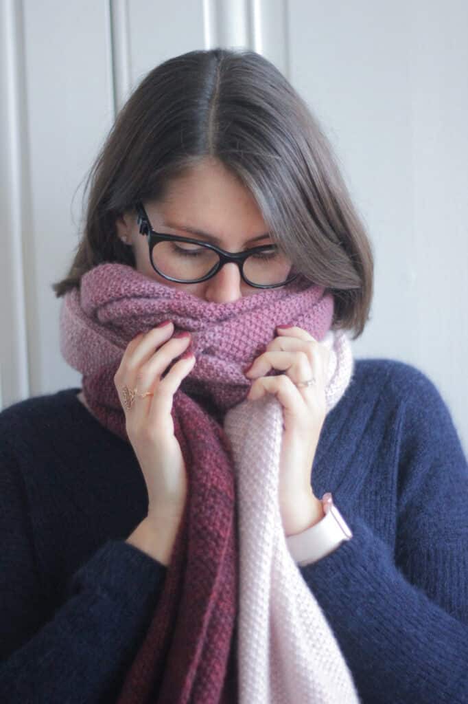 Ombré wrap - Purl soho - Blog tricot