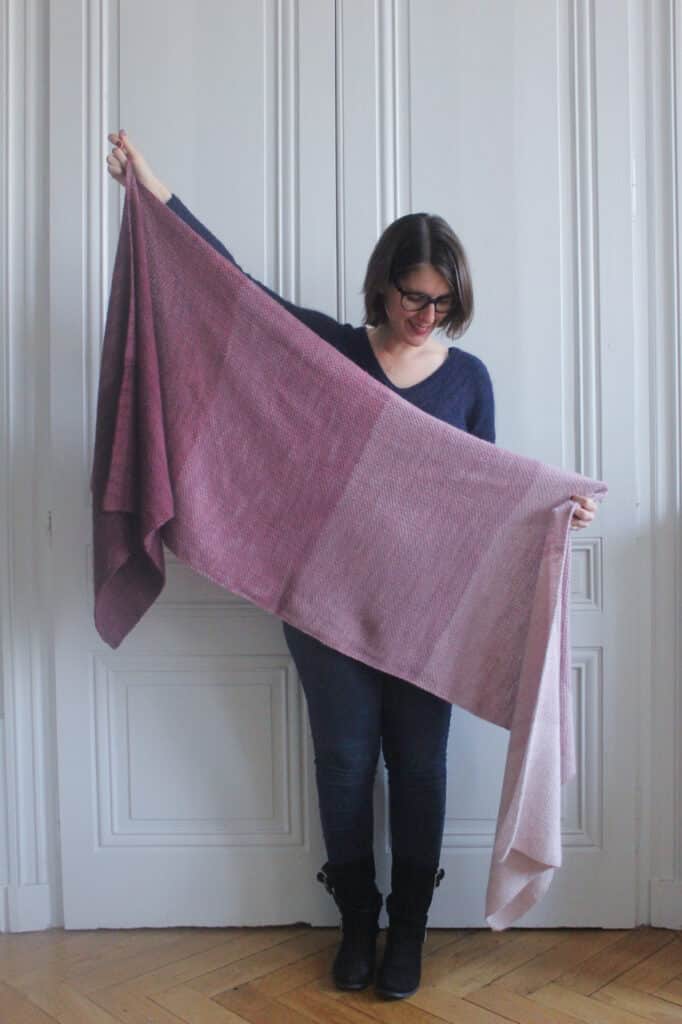 Ombré wrap - Purl soho - Blog tricot