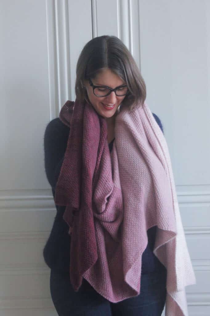 Ombré wrap - Purl soho - Blog tricot
