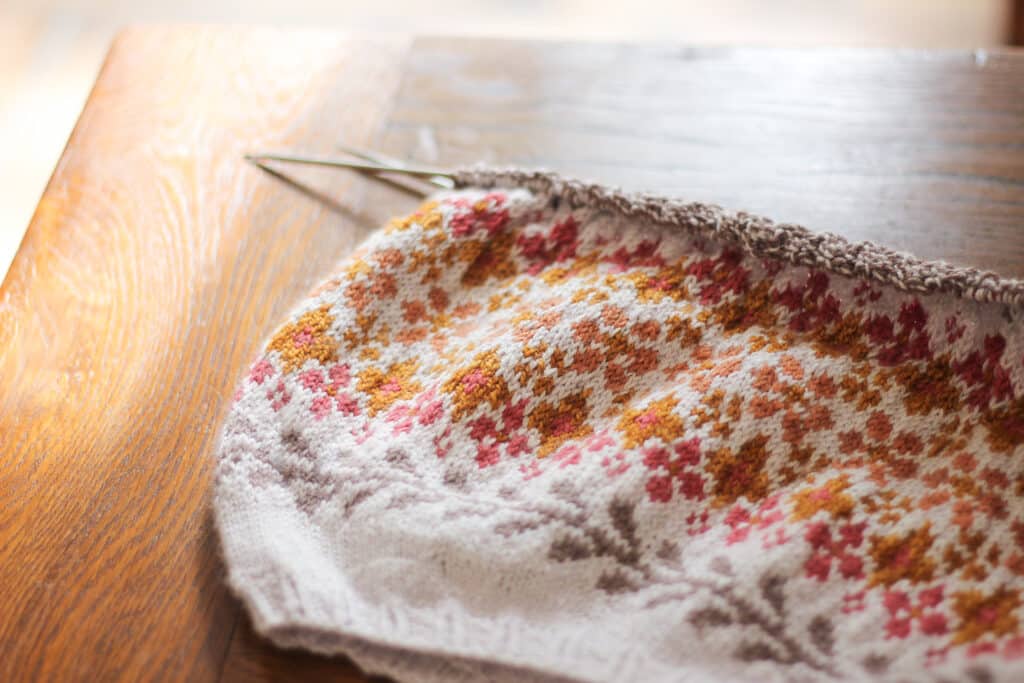 Tricoter du jacquard - Croiser les fils - Tenir les fils - Gérer la tension