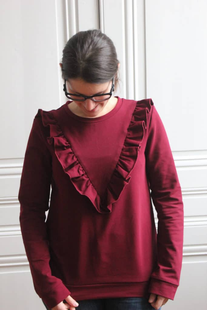 Sweat Courcelles - Cozy Little World - Blog coutureSweat Courcelles - Cozy Little World - Blog couture
