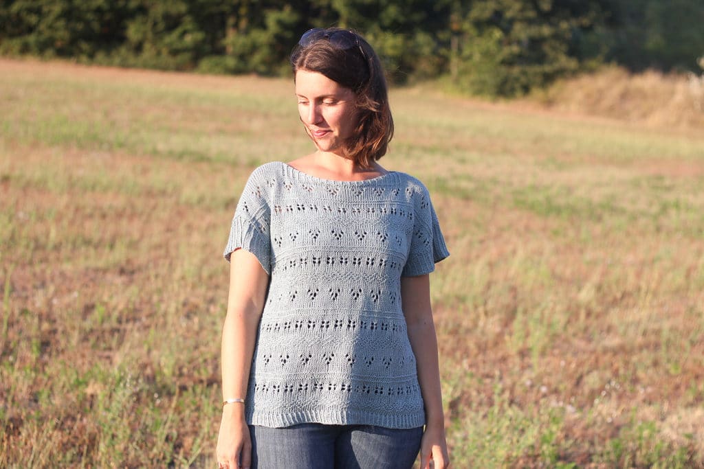 Antigone De rerum natura - Aperitif hour - Josée Paquin - Blog tricot