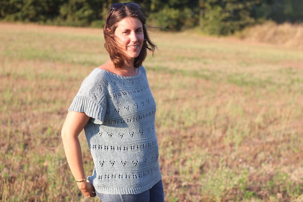 Antigone De rerum natura - Aperitif hour - Josée Paquin - Blog tricot