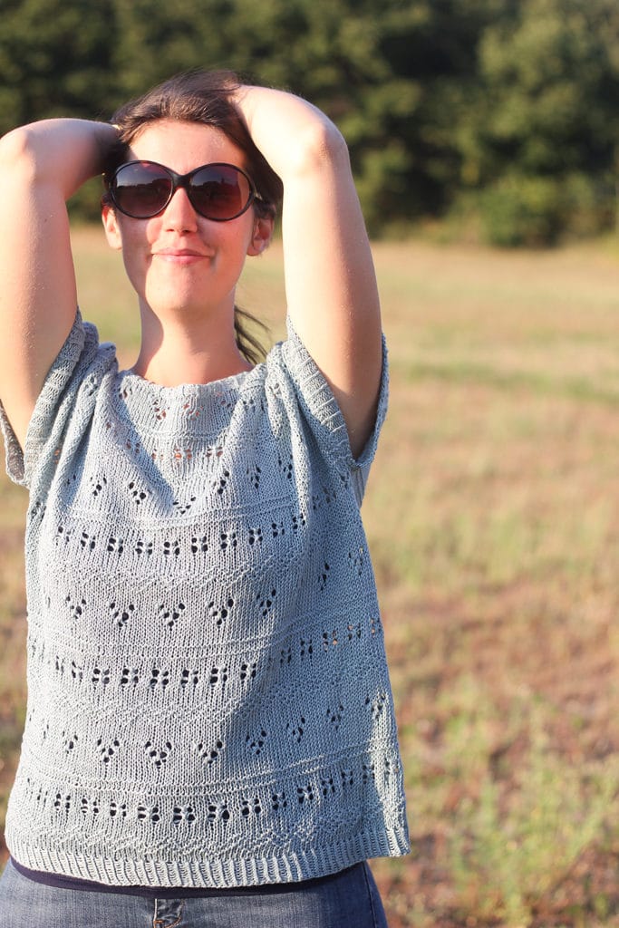 Antigone De rerum natura - Aperitif hour - Josée Paquin - Blog tricot