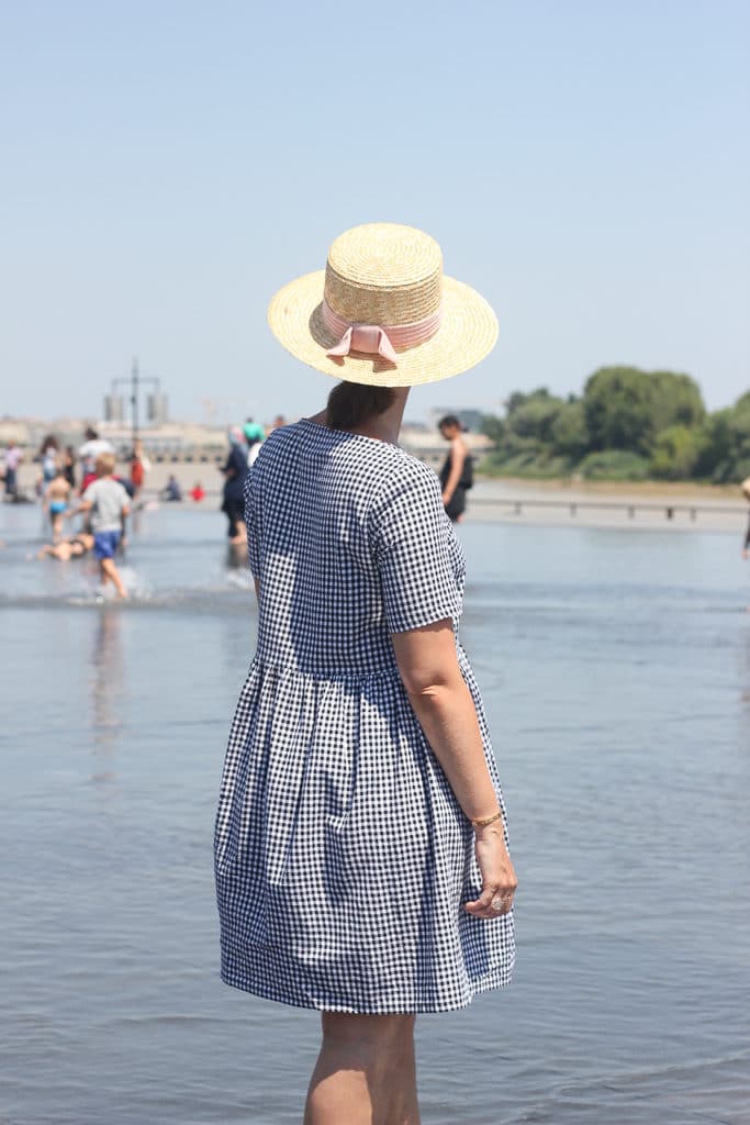 Robe Clarisse froncée - Chez Machine - Biog couture