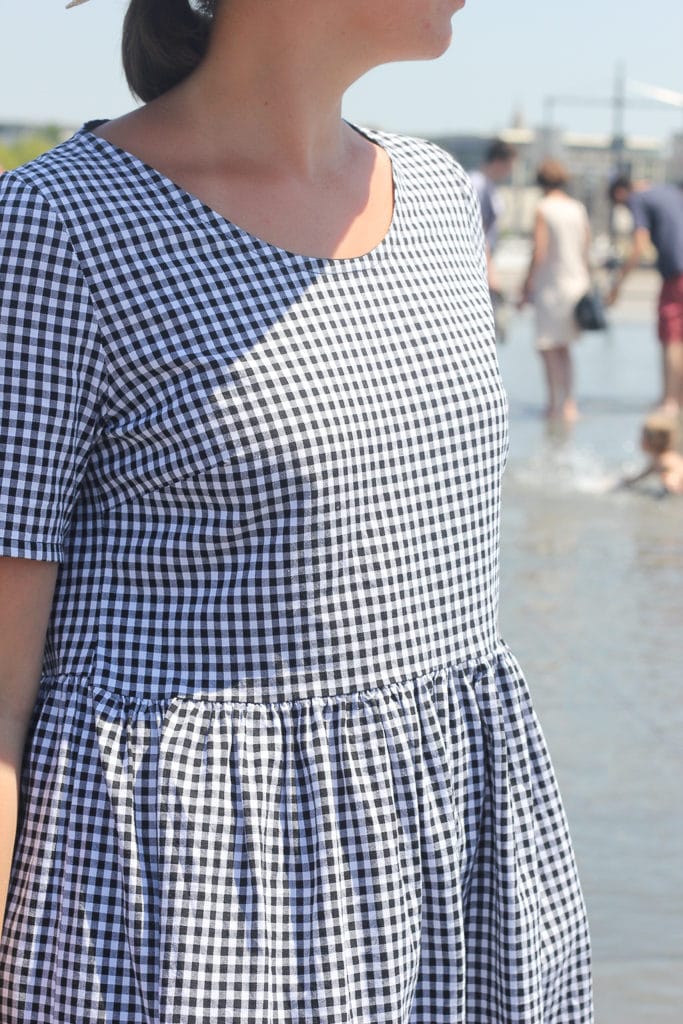 Robe Clarisse froncée - Chez Machine - Biog couture