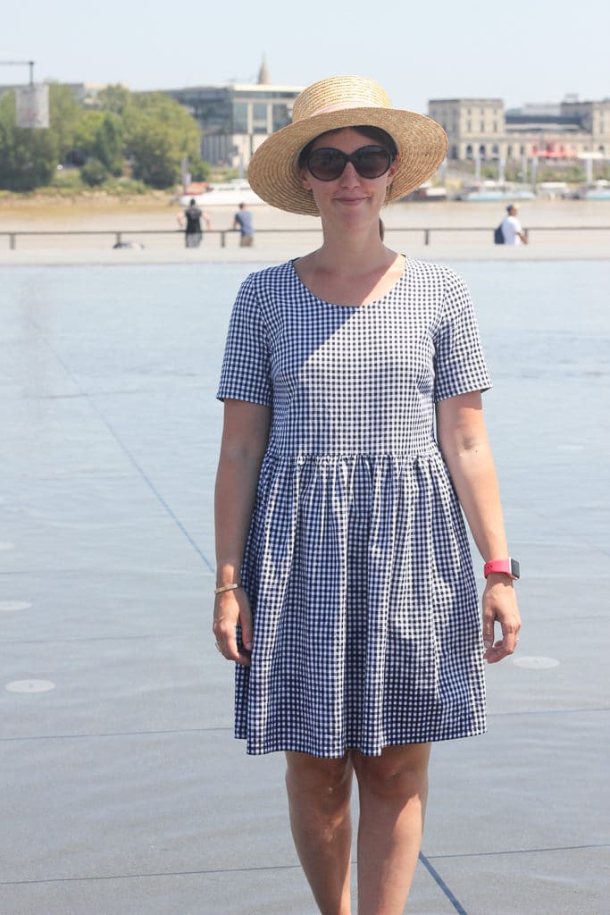 Robe Clarisse froncée - Chez Machine - Biog couture