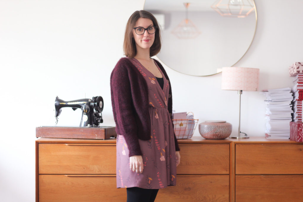 Tissu Falling flowers Lise Tailor - Gilet Rendez-vous - Atelier Emilie