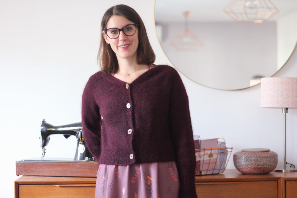 Tissu Falling flowers Lise Tailor - Gilet Rendez-vous - Atelier Emilie