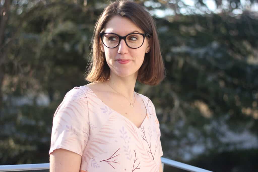 Robe Clarisse - Chez Machin - Encolure coeur - Lise Tailor