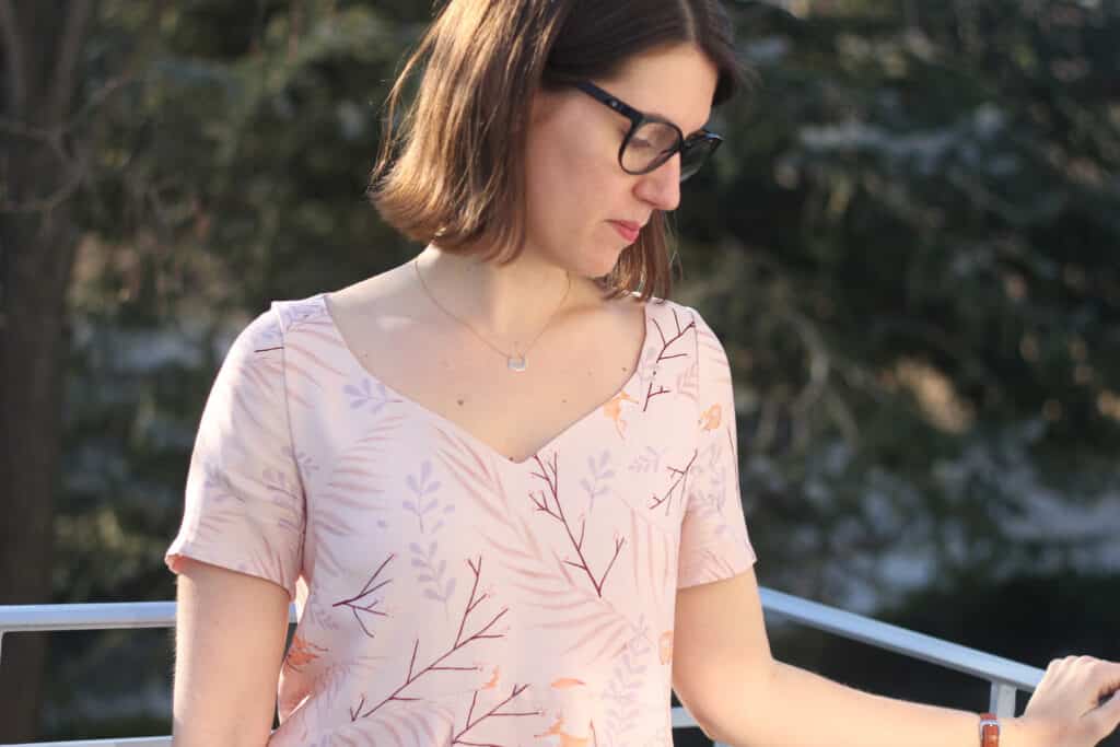 Robe Clarisse - Chez Machin - Encolure coeur - Lise Tailor