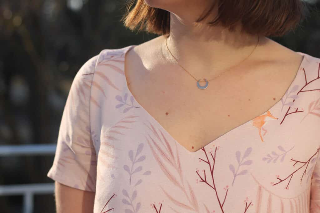 Robe Clarisse - Chez Machin - Encolure coeur - Lise Tailor