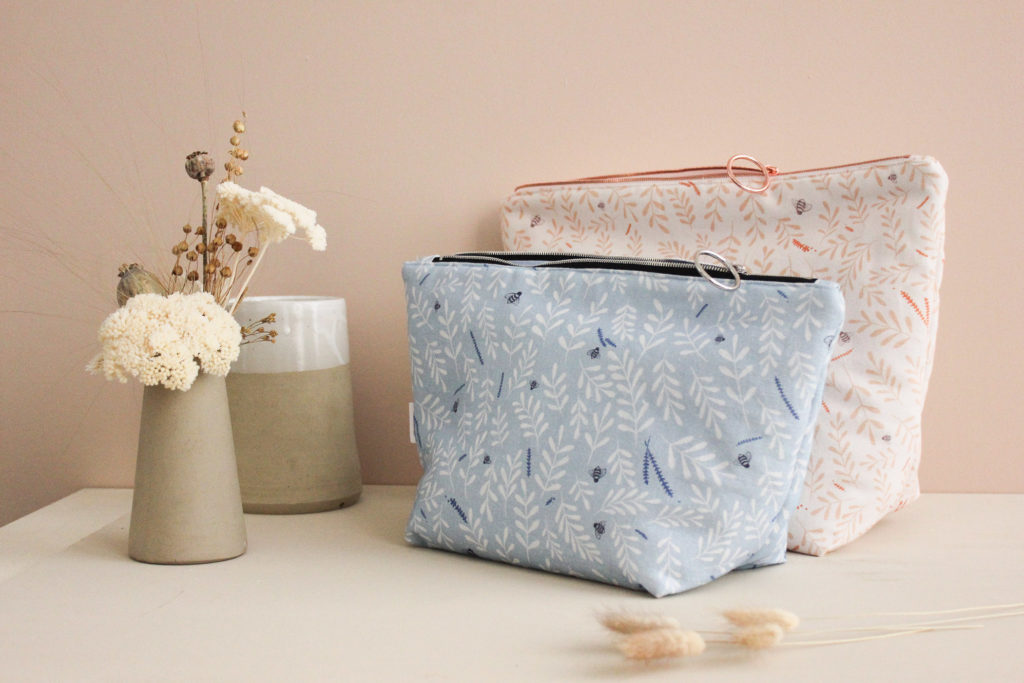 Kit de couture - Pochette zippée - sac à projet - Busy bee - Lise Tailor
