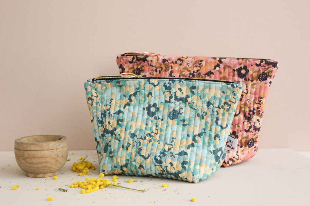 Kit de couture - Pochette zippée - sac à projet - In the meadow - Lise Tailor