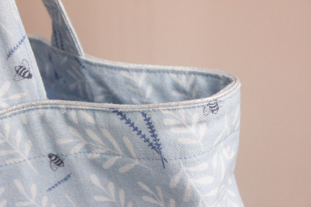 Kit de couture - Totebag Busy bee bleu - Lise Tailor