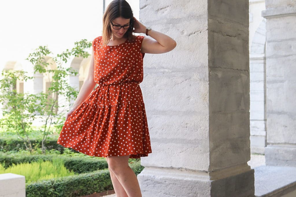 Robe Violette - République du chiffon - RDC - Lise Tailor