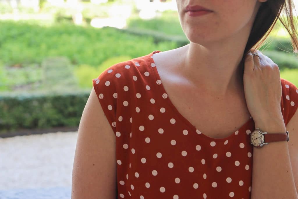 Robe Violette - République du chiffon - RDC - Lise Tailor