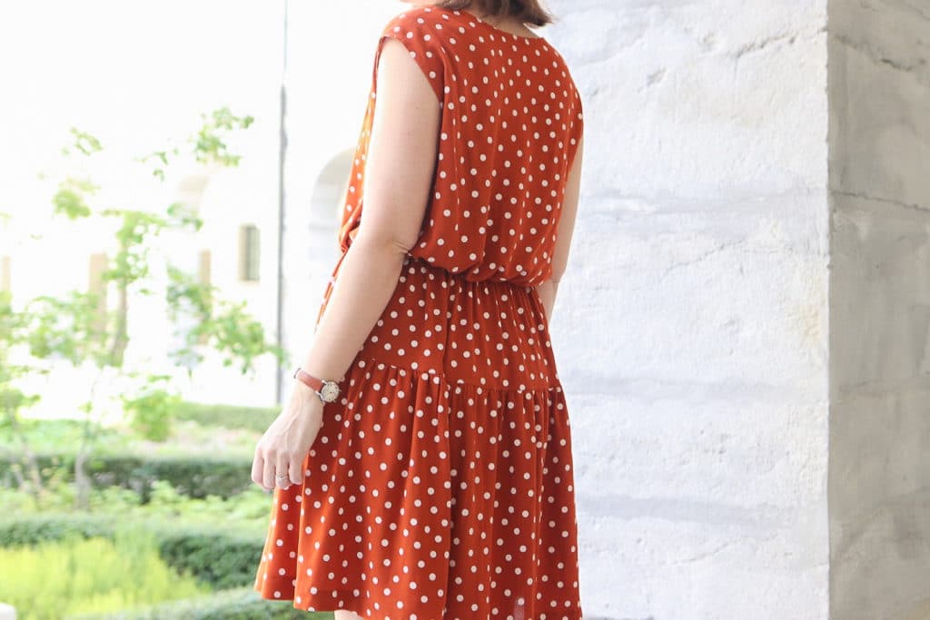 Robe Violette - République du chiffon - RDC - Lise Tailor