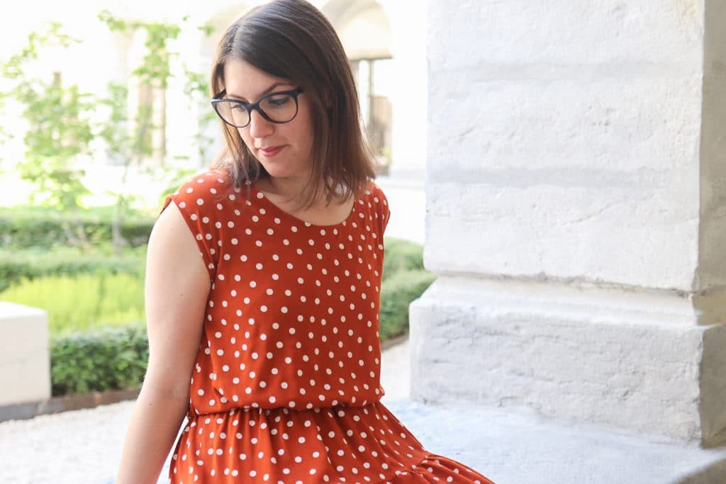 Robe Violette - République du chiffon - RDC - Lise Tailor