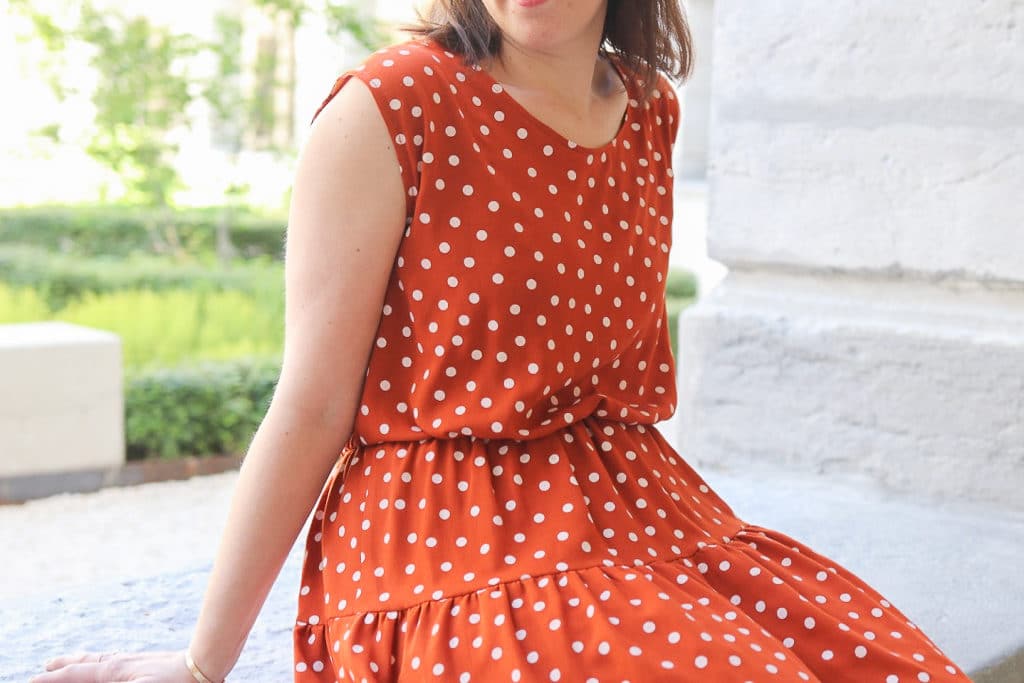 Robe Violette - République du chiffon - RDC - Lise Tailor