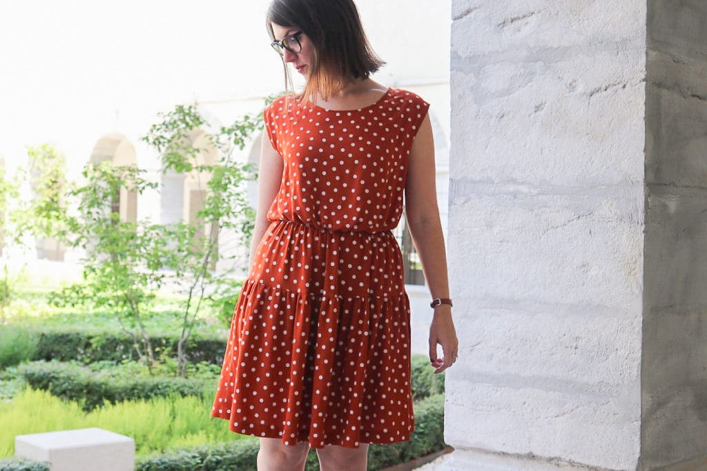 Robe Violette - République du chiffon - RDC - Lise Tailor