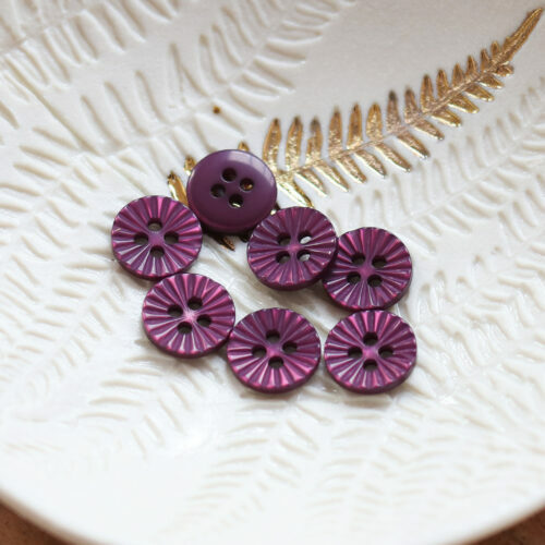 Bouton Pâquerette - Violet