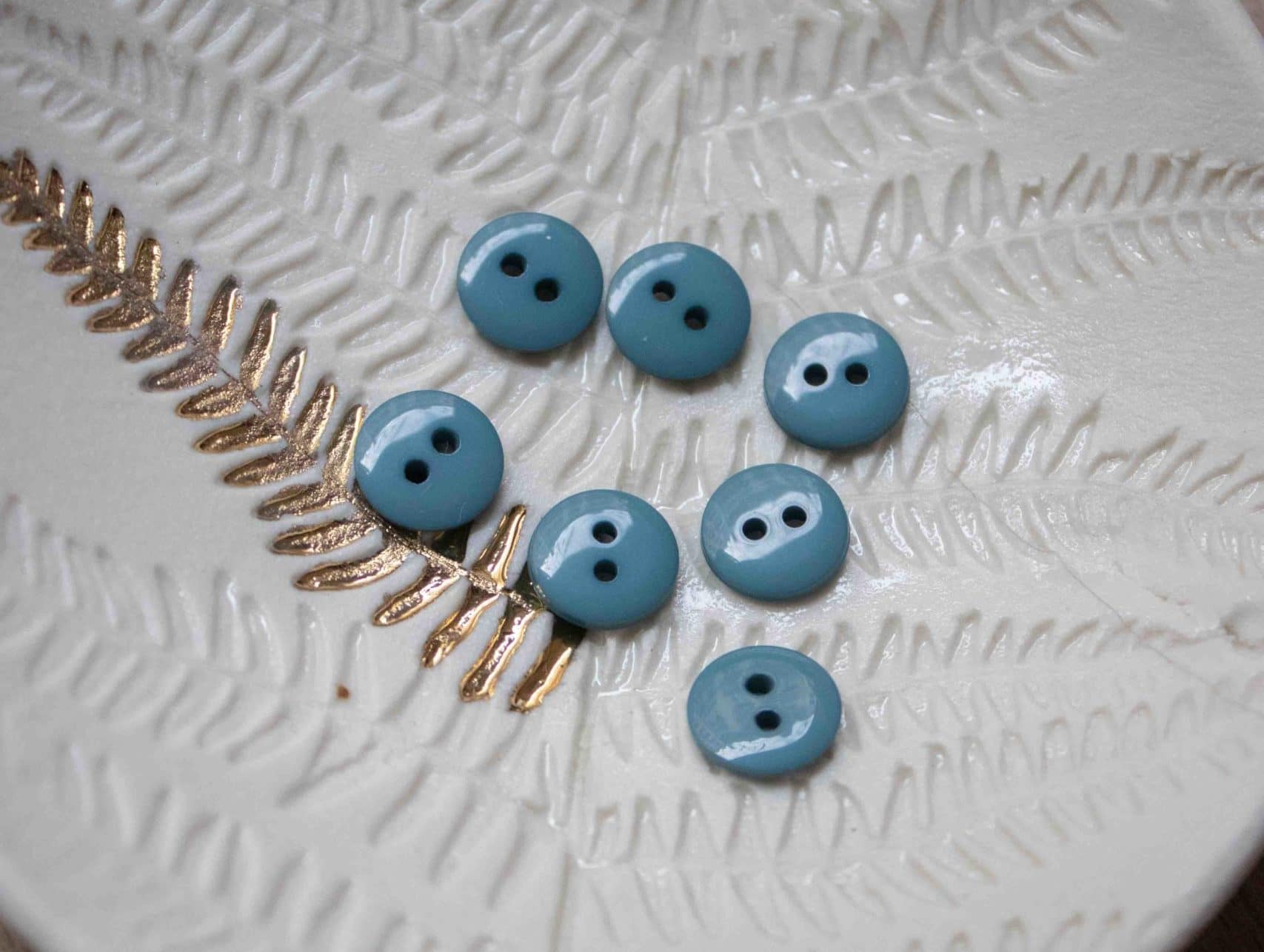 Bouton plat brillant - Orage – Image 2