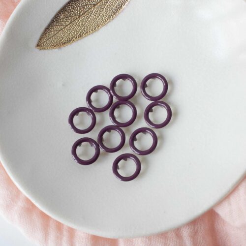 Colorful snaps for jersey - Purple