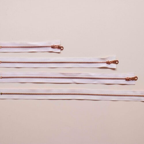 Alternative view of Fermeture éclair or rose - Petite tirette - Rose