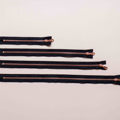 Alternative view of Fermeture éclair or rose - Petite tirette - Noir