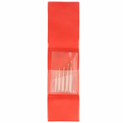 Alternative view of Set aiguilles à laine tulip fines avec étui aimanté - Rouge