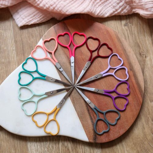 Alternative view of Ciseaux broderie coeur - Blush