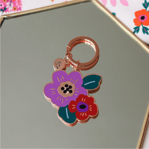 Porte-clefs Fleurs