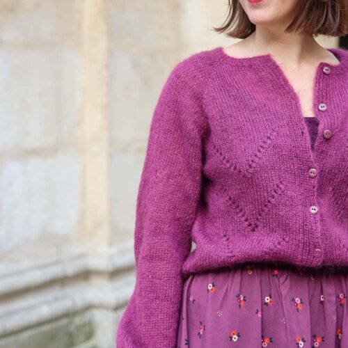 Mérinos Violet Lise Tailor