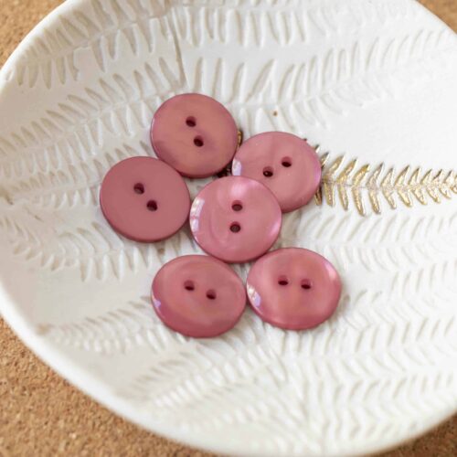 Bouton Sparkle - Vieux Rose