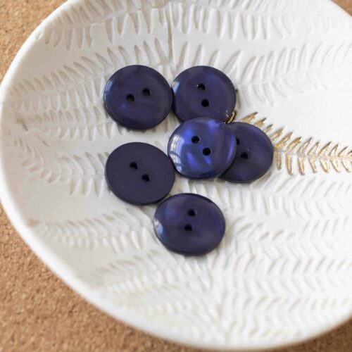 Bouton Sparkle - Bleu Marine