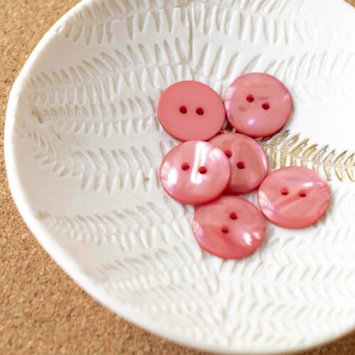 Bouton Sparkle - Corail