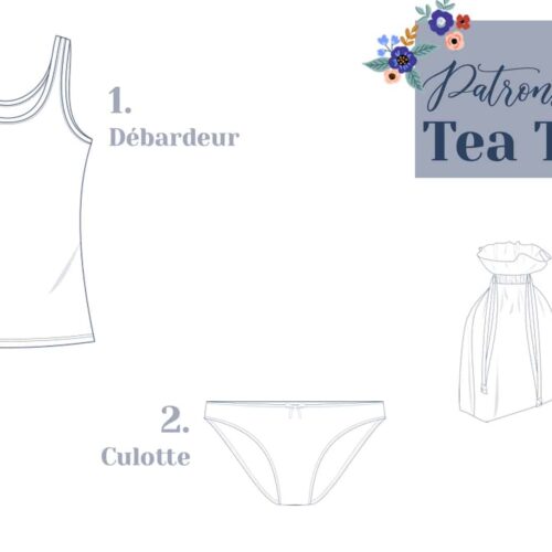 Alternative view of Cozy at home - Tea time (débardeur et culotte) PDF