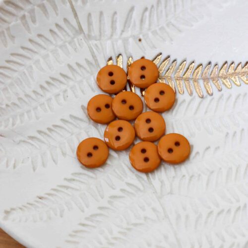 Bouton plat brillant - Bouton d'Or