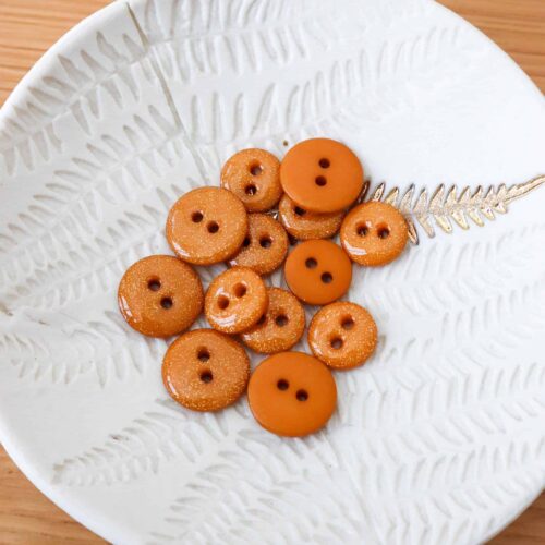 Alternative view of Bouton glitter deux trous - Bouton d'Or