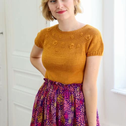 patron tricot rosée