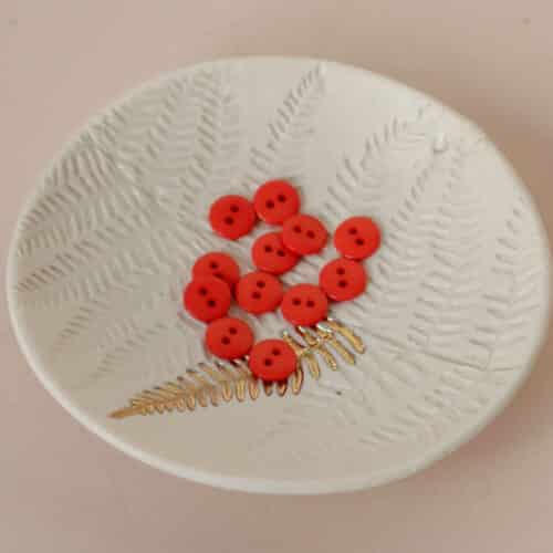 Alternative view of Bouton plat brillant - Sunset