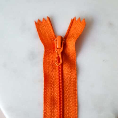 Fermeture éclair - Caramel