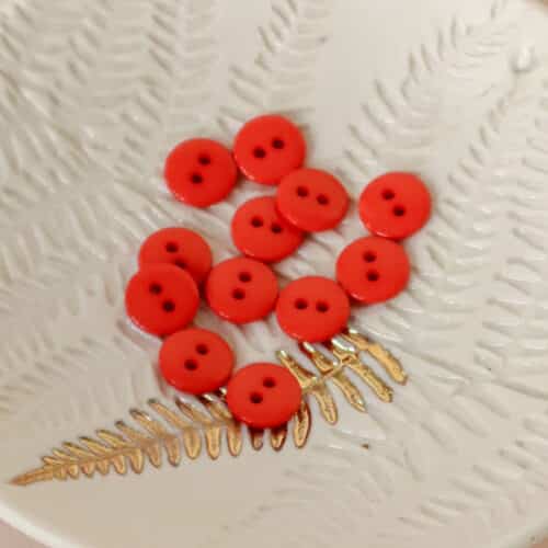 Bouton plat brillant - Sunset